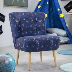 Wohnen Sessel<Sessel in Blau mit Planeten und Sternen - Marcs