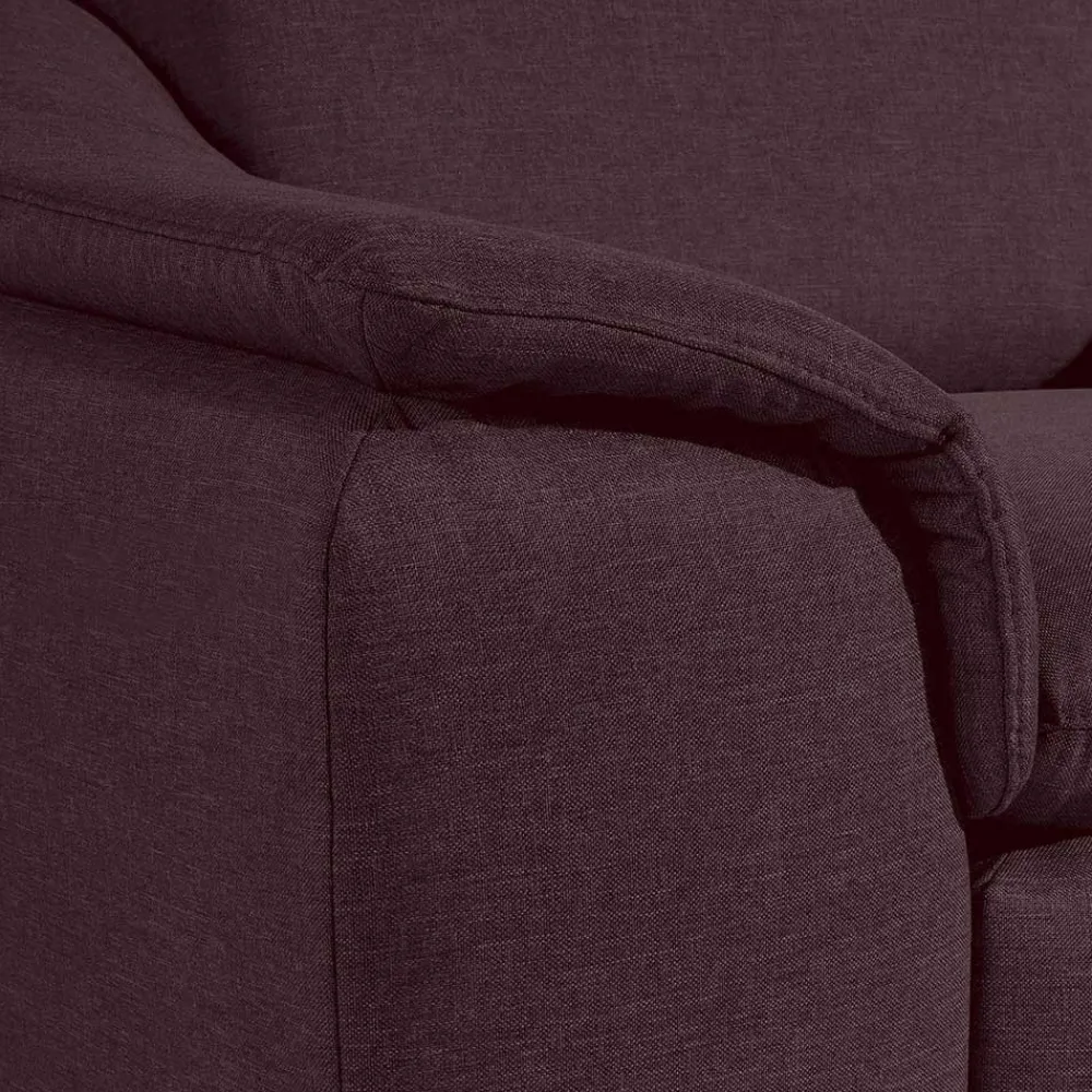 Wohnen Sessel<Sessel in Bordeaux und Nussbaum - Moranna