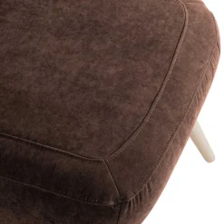 Wohnen Sessel<Sessel in Braun Velours und Buche - Cremana