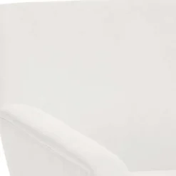 Wohnen Sessel<Sessel in Creme Velours-Stoff - Emia