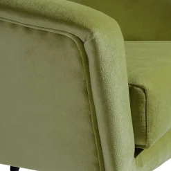 Wohnen Sessel<Sessel in Oliv Grün und Schwarz - Astrid