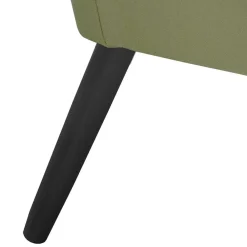 Wohnen Sessel<Sessel in Oliv Grün und Schwarz - Astrid