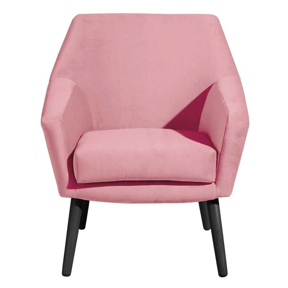 Wohnen Sessel<Sessel in Rosa und Schwarz - Lanaca