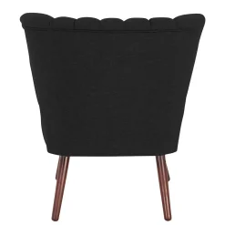 Wohnen Sessel<Sessel in Schwarz und Nussbaum - Nastasia