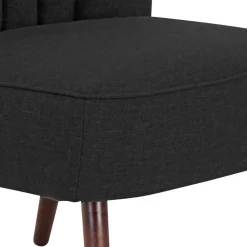 Wohnen Sessel<Sessel in Schwarz und Nussbaum - Nastasia