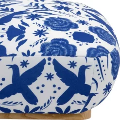 Wohnen Sessel<Sessel in Weiß Blau mit Blumen und Vögeln - Intiatos