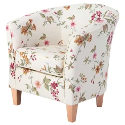 Wohnen Sessel<Sessel mit Stoffbezug mit Blumen Dessin - Barbadus