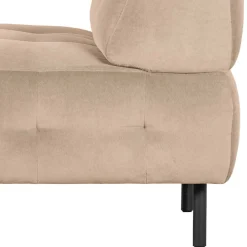 Wohnen Sessel<Sessel ohne Armlehnen in Creme Samt - Yorano
