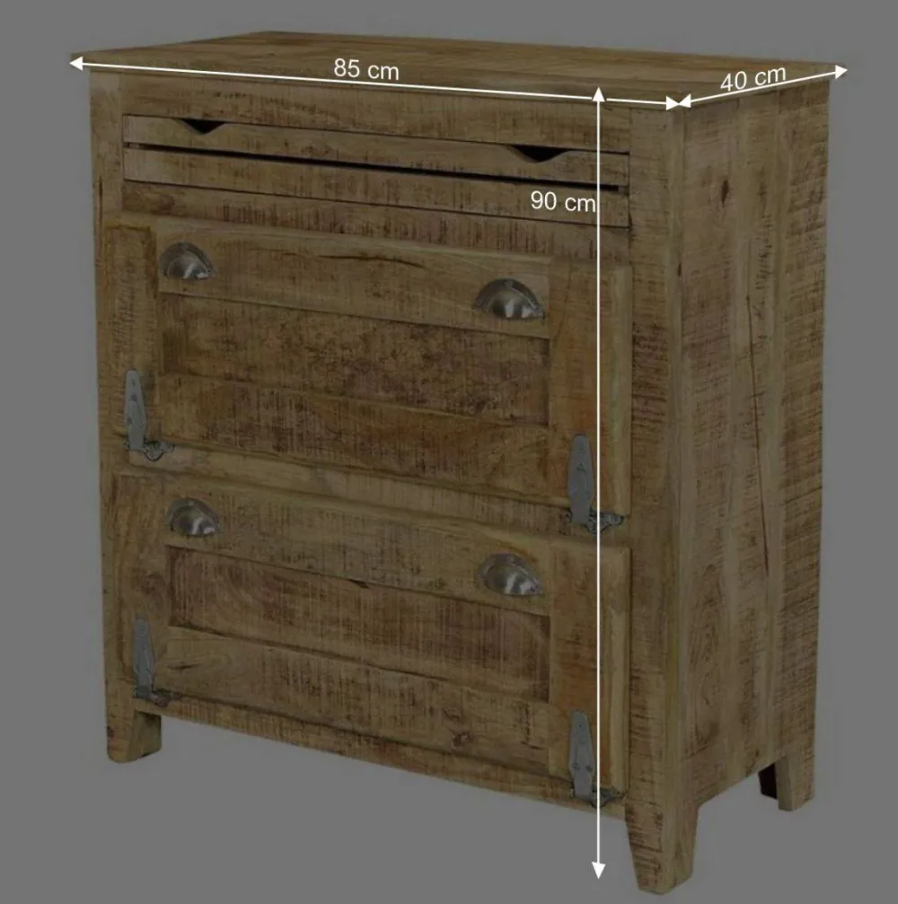 Wohnen Garderoben<Set Design Flur Möbel massiv - Suennas (sechsteilig)