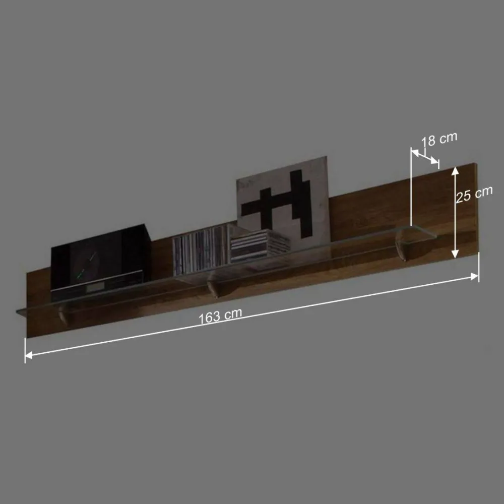 Wohnen Wohnwände<Set Design Wohnwand aus Asteiche - Landuva (vierteilig)