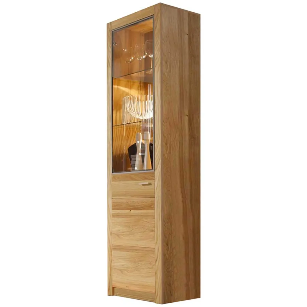 Wohnen Wohnwände<Set Design Wohnwand aus Asteiche - Landuva (vierteilig)