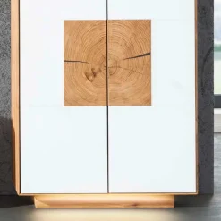 Wohnen Garderoben<Set Flur Designmöbel zweifarbig - Mandrey (vierteilig)
