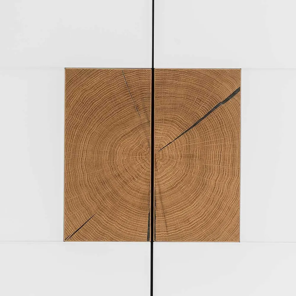 Wohnen Garderoben<Set Flur Designmöbel zweifarbig - Mandrey (vierteilig)