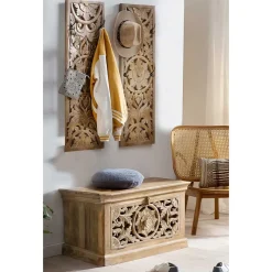 Wohnen Garderoben<Set Garderoben Möbel im Boho Style - Runiasa (dreiteilig)