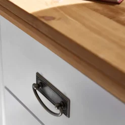 Wohnen Betten<Set Landhausbett & Nachtschränke - Sibiuta (dreiteilig)