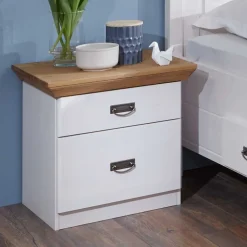 Wohnen Betten<Set Landhausbett & Nachtschränke - Sibiuta (dreiteilig)