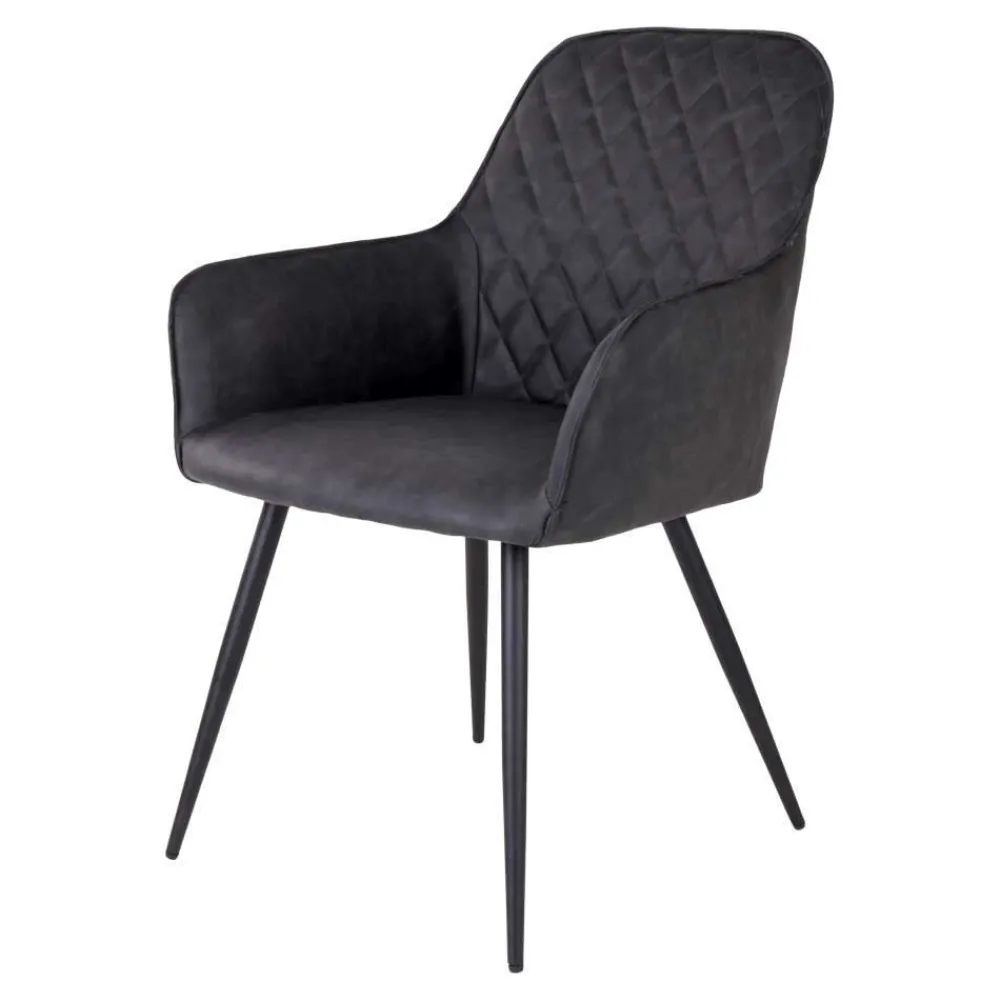 Wohnen Sitzgruppe<Set Loft X-Fuß Tisch & Tischsessel - Ghaz (siebenteilig)