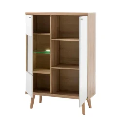 Wohnen Wohnwände<Set Skandi Möbel fürs Wohnzimmer - Cablos (vierteilig)