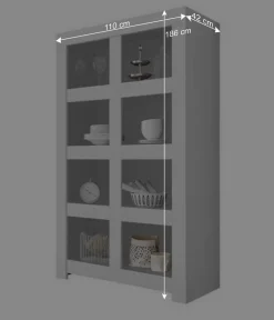 Wohnen Wohnwände<Set TV Lowboard & Regal & Sideboard - Mikes (dreiteilig)