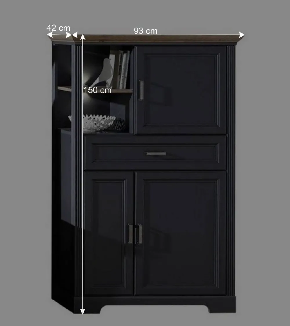 Wohnen Wohnwände<Set TV Unterschrank & Highboard - Thumbs (zweiteilig)