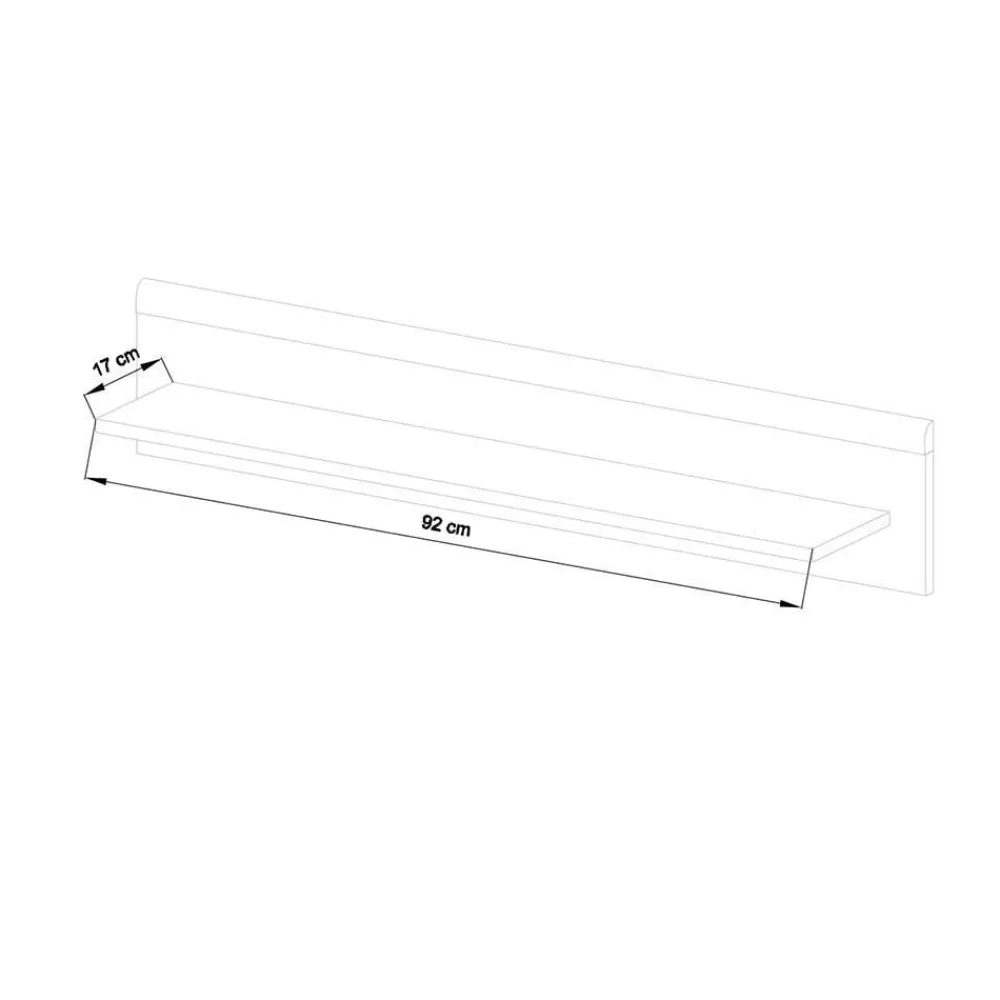 Wohnen Wohnwände<Set Wohnraum Kombi mit TV Board - Cablos (dreiteilig)