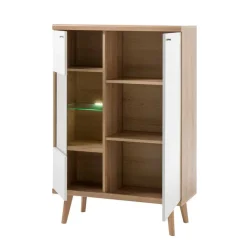 Wohnen Wohnwände<Set Wohnzimmermöbel im Skandi Design - Cablos II (fünfteilig)