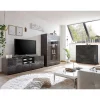 Wohnen Wohnwände<Set Wohnzimmer-Schränke modern - Ipatal (dreiteilig)