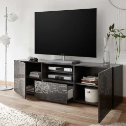 Wohnen Wohnwände<Set Wohnzimmer-Schränke modern - Ipatal (dreiteilig)