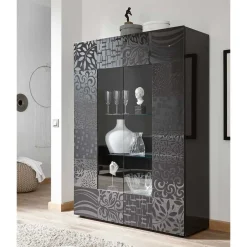 Wohnen Wohnwände<Set Wohnzimmer-Schränke modern - Ipatal (dreiteilig)