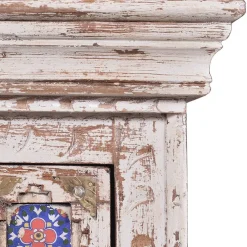 Wohnen Kommoden<Shabby Chic Nachtkommode in Antikweiß - Mirell