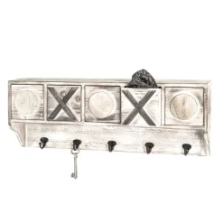 Wohnen Garderoben<Shabby Chic Wandgarderobe mit fünf Schubladen - Amy