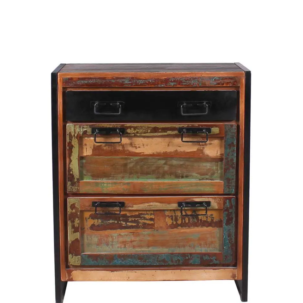 Wohnen Garderoben<Shabby Garderobenmöbel aus Massivholz - Ensley (sechsteilig)