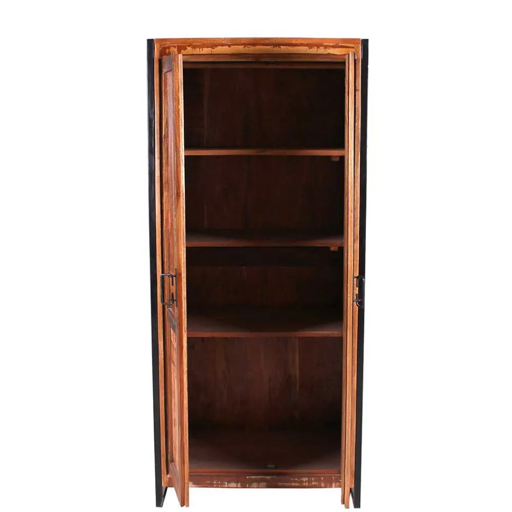 Wohnen Garderoben<Shabby Garderobenmöbel aus Massivholz - Ensley (sechsteilig)
