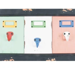 Wohnen Garderoben<Shabby Vintage Garderobe mehrfarbig - Cetrona