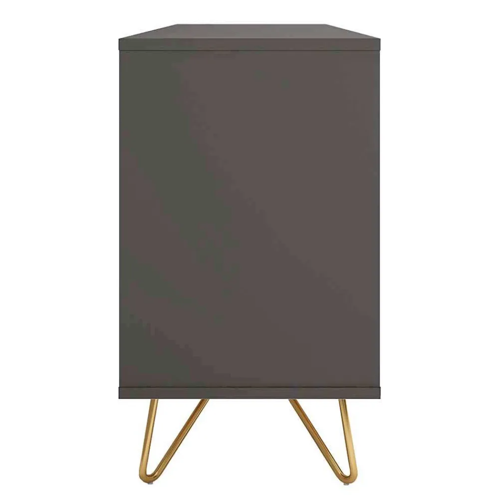 Wohnen Sideboards<Sideboard in Grau & Gold - Tajibo
