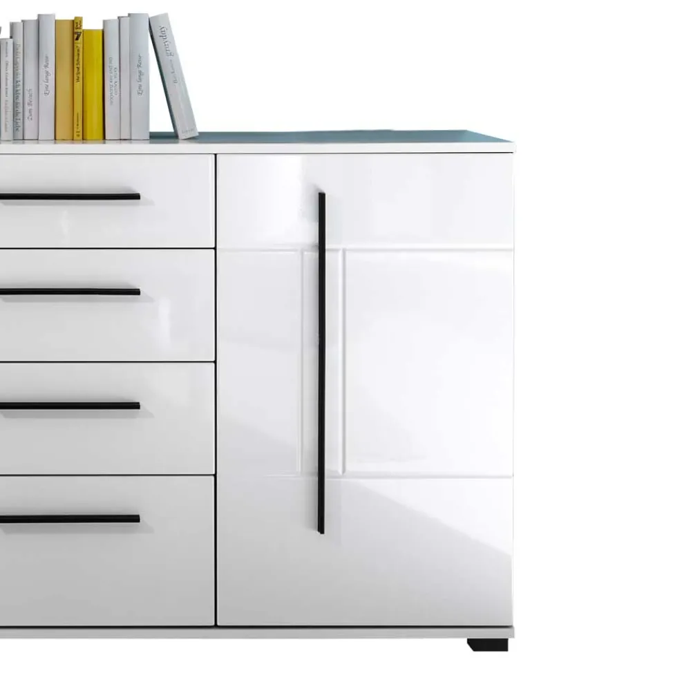 Wohnen Sideboards<Sideboard Jetongos in Weiß Hochglanz