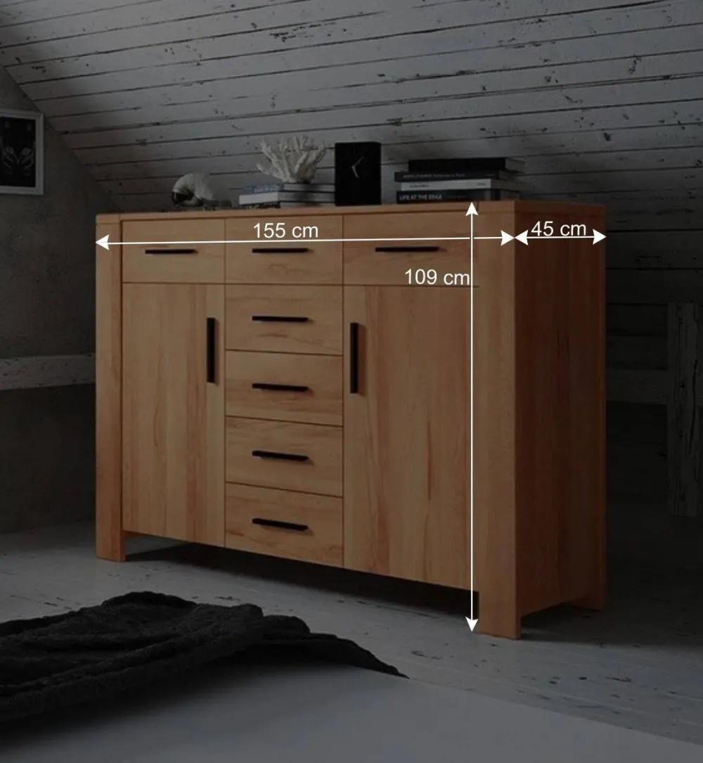 Wohnen Sideboards<Sideboard Mosniak aus Kernbuche Massivholz