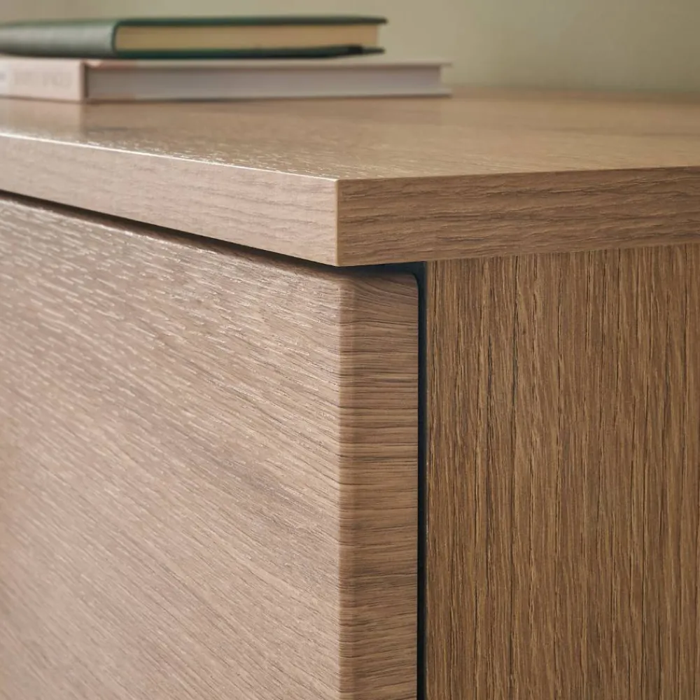 Wohnen Sideboards<Sideboard Vitrine in Eiche Dekor - Brocus