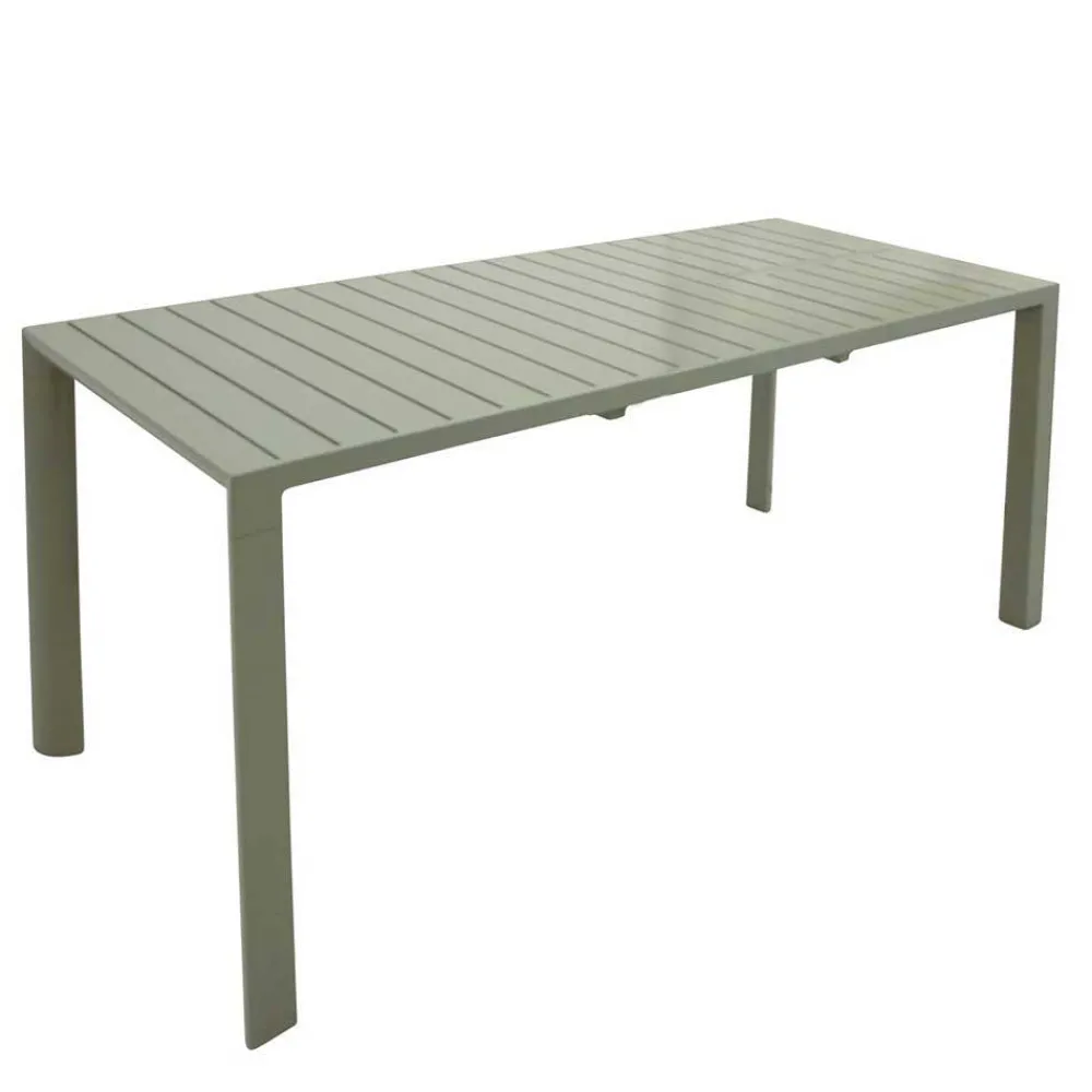 Wohnen Tische<Silbergrauer Gartentisch mit Front Butterflyauszug - Sergio