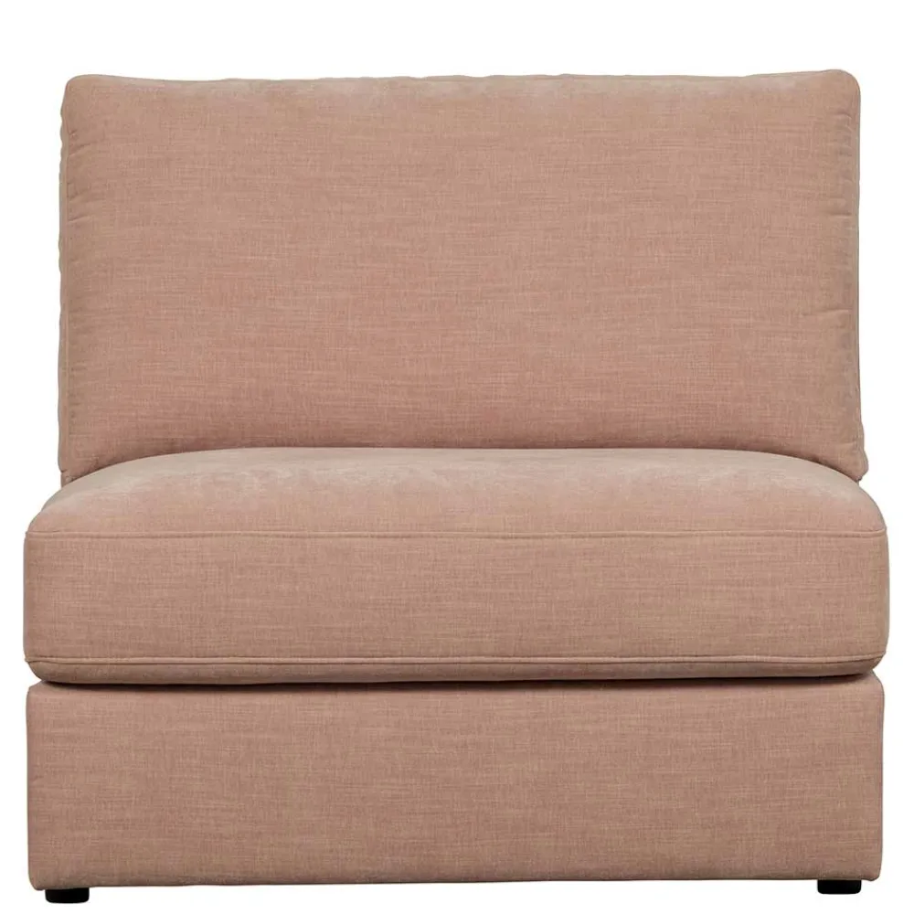 Wohnen Sofas<1-Sitzer Mittelelement Sofamodul in Rosa - Iliana