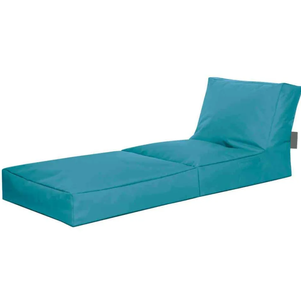 Wohnen Sessel<Sitzsack Sessel Relaxliege 2in1 in Petrol - Thea