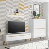 Wohnen Wohnwände<Skandi Design Wohnwand Möbel Set - Ginko (dreiteilig)
