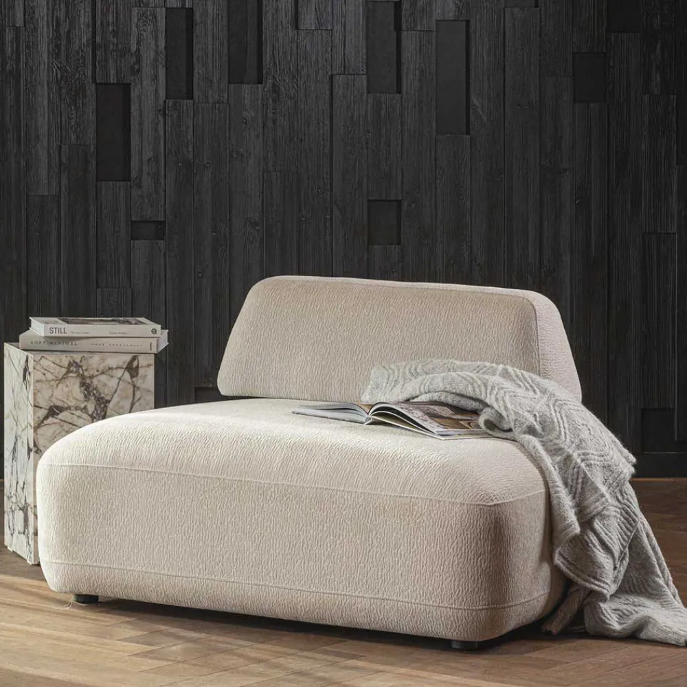 Wohnen Sessel<Skandi Designsessel in Beige Strukturstoff - Samuele