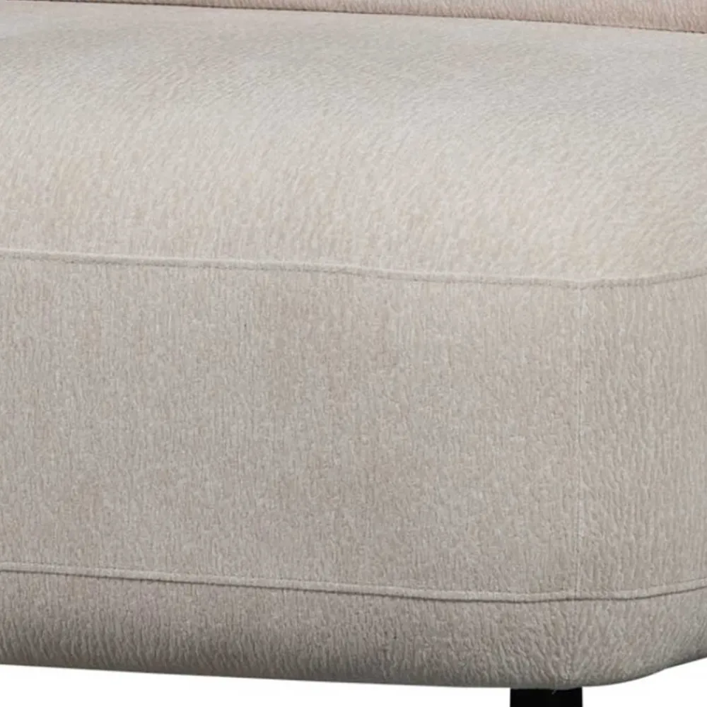 Wohnen Sessel<Skandi Designsessel in Beige Strukturstoff - Samuele