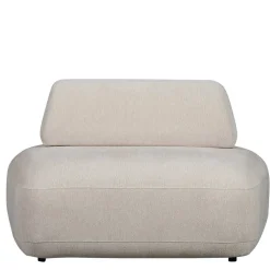 Wohnen Sessel<Skandi Designsessel in Beige Strukturstoff - Samuele