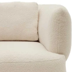 Wohnen Sessel<Skandi Designsessel in Offwhite Boucle - Limburg