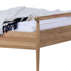 Wohnen Betten<Skandi Doppelbett aus Wildeiche Honig - Reymons
