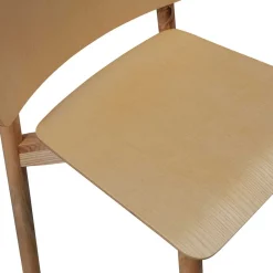 Wohnen Stühle<Skandi Holzstühle in Natur lackiert - Furcia (2er Set)
