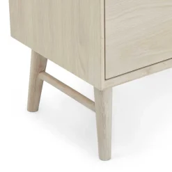 Wohnen Sideboards<Skandi Kombi-Kommode in Eiche Weiß - Lametla