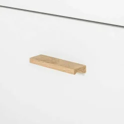 Wohnen Sideboards<Skandi Kommode in Weiß mit Eiche - Gazona
